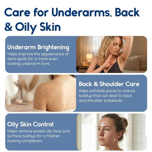 Glycolic Acid Pads 35% - Exfoliating Resurfacing Pads for Face & Body - Brightens Skin & Reduces Fine Lines - 60 Count