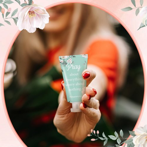 Sacubee 12 Pcs Christian Hand Cream Bulk for Women Mother's Day Mini Travel Size Religion Bible Verse Lotion for Skin Dry Hand Lotion for Mom Grandma Church Prayers Coworker Wedding Favors