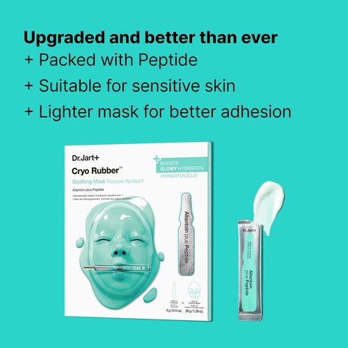 Dr.Jart+ Cryo Rubber Cooling Face Mask with Serum Ampoule - Korean Skin Care | Travel Size