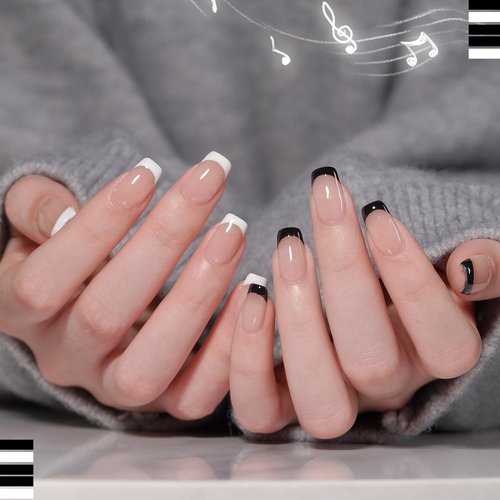 GAOY Gel Nail Polish Kit, 3 Colors 16ml White Red Black, Soak Off UV Gel Polish Set - Elegant Waltz