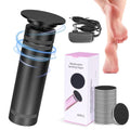 DGJUZE PowerPro Electric Foot Callus Remover,36W Professional 1200rpm Heavy Duty Metal Grinder for Dead Skin Automatic Foot Sander with 60pcs Sandpaper Pads for Home Use Pedicure Kit(Black)