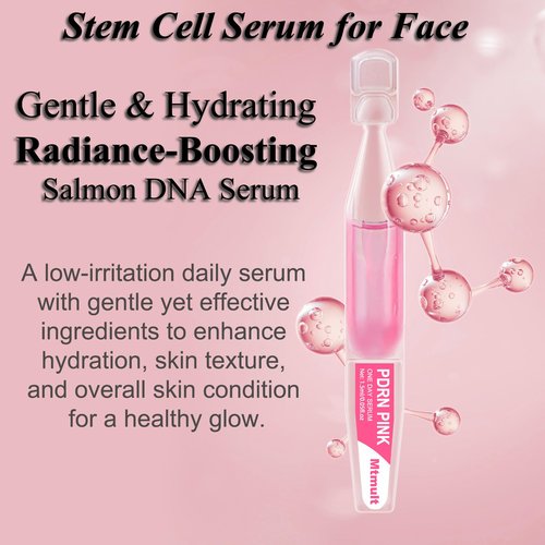 Mtmult Salmon PDRN Serum, Salmon DNA for Face, PDRN Serum - Intense Firming, Repairing, Moisturizing with Collagen, Glutathione, Hyaluronic Acid, 0.05 fl.oz x 10