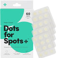 Dots for Spots Pimple Patches For Face - Stocking Stuffers For Teens - Fast Acting, Translucent Hydrocolloid Zit Patches that Unclog Pores Korean Skin Care - Vegan, Cruelty Free - (60 count)