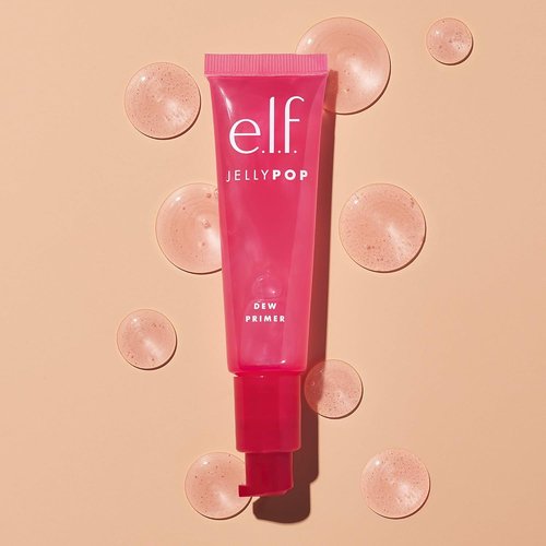 e.l.f Jelly Pop Dew Primer - Hydrating Makeup Base for Glowing Skin | 0.13 Fl Oz