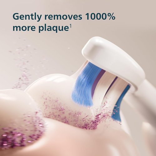 Philips Sonicare 6700 Series Electric Toothbrush - Advanced Sonic Technology, Pressure Sensor, 9 Settings | Black, HX7411/06