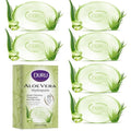 Duru Aloe Vera Glycerin Bar Soap Cleansing Bar Moisturizing Sensitive Skin - Vegan Transparent Paraben Free Alcohol Free Silicone Free Phthalete Free Gluten Free Body Wash - Pack of 6