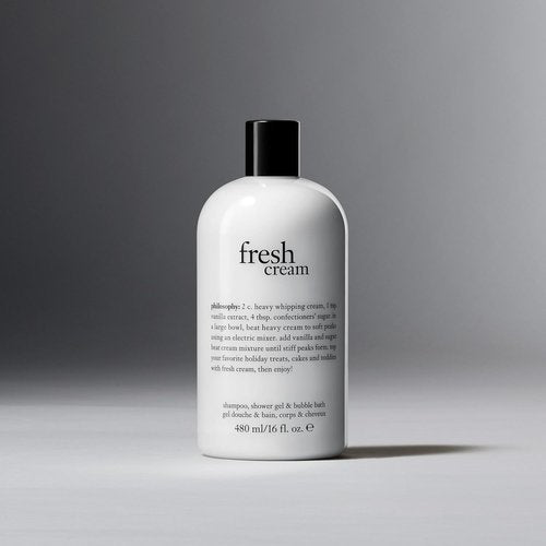 Philosophy Fresh Cream - Nourishing Cleanser & Conditioner - Softens Skin & Hair - Notes of Vanilla & Sweet Cream