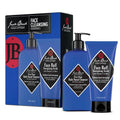Jack Black Face Cleansing Essentials Set - Daily Facial Cleanser & Toner + Energizing Exfoliating Scrub