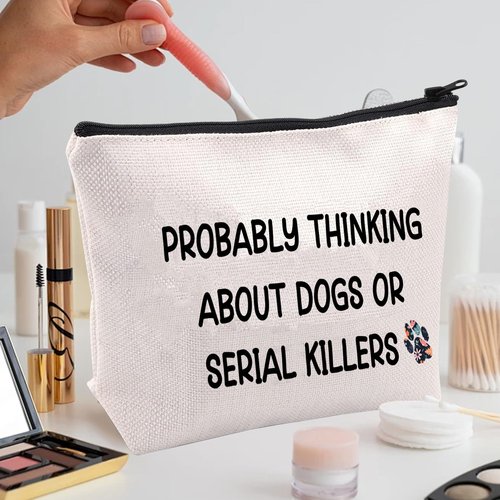 JFEHBFL True Crime Gifts for Women Makeup Bag True Crime Lover Gift Zipper Pouch Travel Cosmetic Bag Birthday Gifts for Women