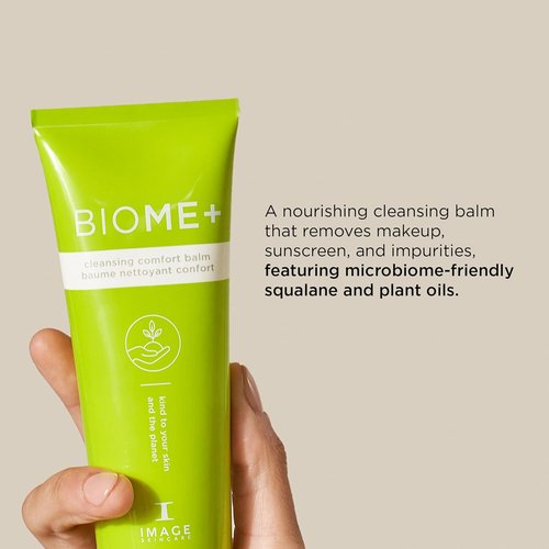 IMAGE Skincare BIOME+ Cleansing Comfort Balm - Microbiome-Friendly Gentle Cleanser, Reduces Moisture Loss