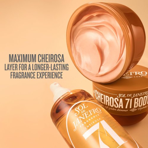 Sol de Janeiro Limited Edition Cheirosa 71 Shimmering Body Cream | 8.1 fl oz/ 240ml | Vanilla Body Cream