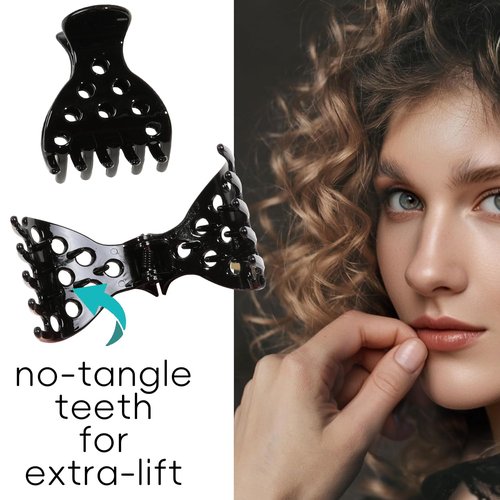 Skiennix Hair Volume Clips - Root Lifter for Curly Hair & Thick Hair - Boost Bounce & Volume