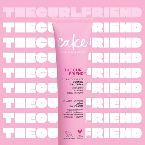 Cake Beauty Curl Defining Cream - Frizz Control & Moisturizing | Avocado & Shea Oils | 6 Fl Oz (Pack of 2)