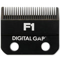 COCCO Digital Gap Graphene F1 Taper Fade Clipper Replacement Blade, Screw-Mounted, for COCCO Veloce & Hyper Veloce Clippers and Standard Blade Dimensions (45.5 mm Width, 18.0 mm Screw Distance)