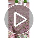 Ridhi Pink Hand Block Print Cotton Tablecloth - 90 x 60 Inch, Rectangular