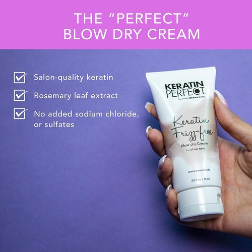 Keratin Perfect KP Frizz-Free Treatment - 2.5oz for Smooth, Manageable Hair