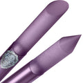 GLADZY Glass Cuticle Pusher - Professional Manicure Stick for Precision Filing & Durable Abrasive Surface