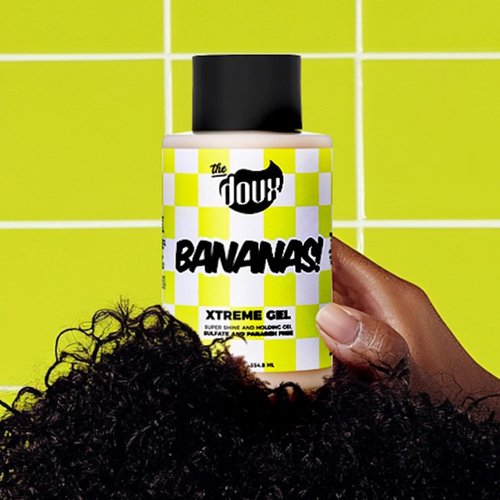 Bananas Xtreme Hold Hair Gel - Strong Hold Curl Gel for Frizz Control & Shine | 12oz for All Hair Types