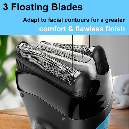 32B Series 3 Replacement Head for Braun ProSkin Electric Shaver, Compatible with Braun Foil Shaver 3000s 3010s 3020s 3030s 3040s 3050cc 3070cc 3080s 3090cc 320 330 340 350cc (2 Pack)