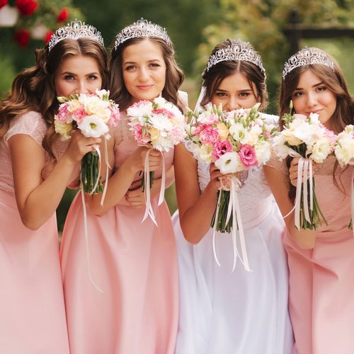 BBTO 10 Pcs Crystal Tiara and Crowns for Women Girls Princess Rhinestone Crown Queen Headbands with Combs Bride Tiaras for Christmas Birthday Party Gifts Wedding Prom Hair Accessories(Silver)