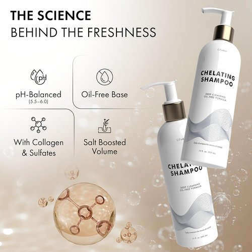 **Regine Switzerland Chelating Shampoo - Deep Cleansing for Oily Hair & Scalp - 12 Fl Oz (355 ML)**