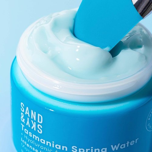 Sand & Sky Face Mask - Hydrating Skincare with Hyaluronic Acid & Tasmanian Spring Water | Intense Hydration & Anti-Aging Benefits