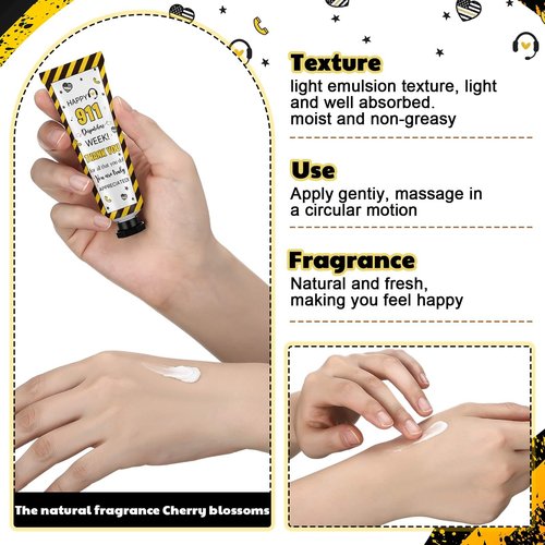 Loopeer 24 Pcs 911 Dispatcher Appreciation Gifts Bulk Hand Cream Travel Size Lotion Set Public Safety Telecommunicators Week Party Favors Birthday Retirement Thank You Gifts for Dispatch Life