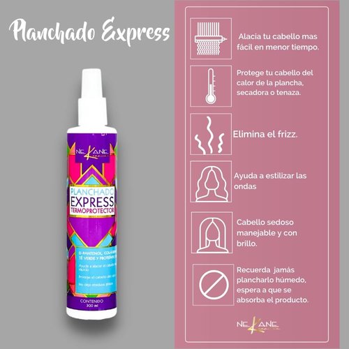 Nekane Heat Protectant Spray - 10 fl oz Professional Hair Shield for Damage-Free Styling
