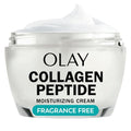 Olay Collagen Peptide Face Moisturizer, Firming Cream for Women, Fragrance-Free, Non-Greasy - Hydrating, Anti-Aging, Anti-Wrinkle, Smooth Fine Lines, Plumping Skin Care - Niacinamide, 1.7 Oz