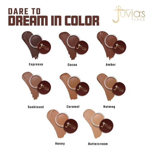 Juvia's Place Bronzed Cream Bronzer - Cocoa | Buildable & Blendable Sun-Kissed Glow Makeup Pot