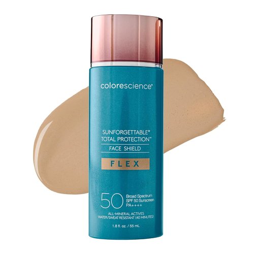 Colorescience Total Protection Face Shield Flex SPF 50 - Lightweight Sunscreen, 1.8 fl. oz.