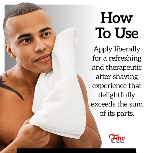 Mr. Fine Aftershave - American Blend Fragrance, Soothing Post-Shave Balm for All Skin Types | 100ml