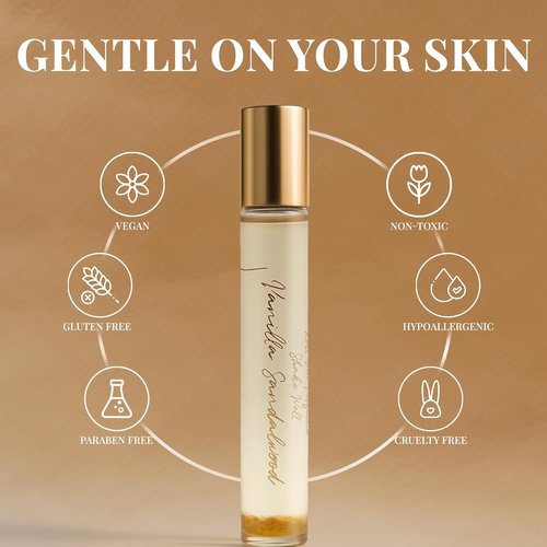 Skiennix Pheromone Perfume for Women - Long Lasting Amber Rollerball Fragrance | 10 ML Eau De Parfum | Perfect Gift (Vanilla)