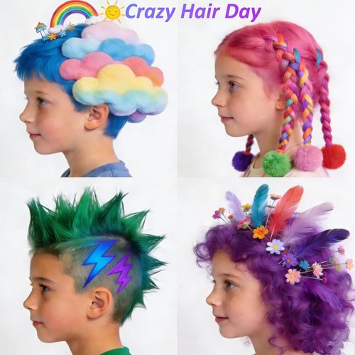 Skiennix Temporary Hair Color Spray - Vibrant Purple, Green, Blue & Pink | Perfect for Parties & Cosplay
