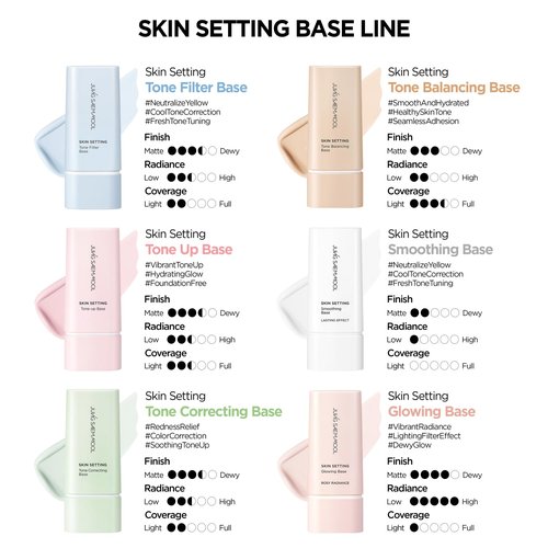 JUNG SAEM MOOL Skin Setting Glowing Base 1.35 Fl Oz, Hydrating Primer with Fine Pearls for Radiant Glow, Pore-Smoothing Pink Flower Complex, Makeup Base for Dry and Combination Skin, Korean Makeup