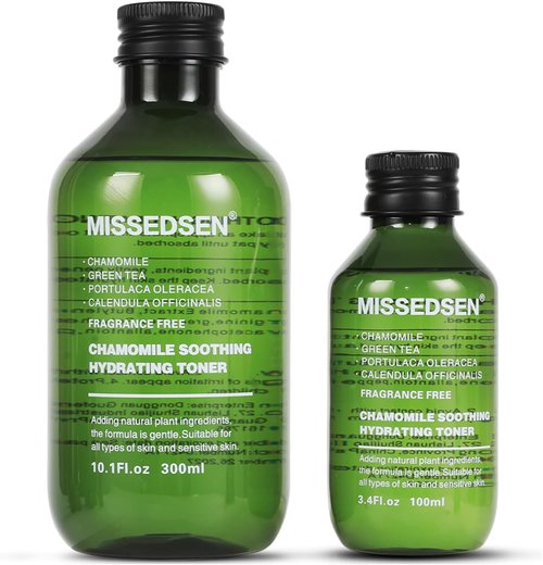 Skiennix Hydrating Facial Toner - Deep Moisturizing & Refreshing for All Skin Types | 10.1 Fl Oz & Travel Size 3.4 Fl Oz