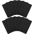 Tatuo 12 Pieces Korean Exfoliating Mitt Glove Italy Towel Body Skin Scrubber Exfoliating Scrubber for Remove Dead Skin Washcloth Korean(Large,Black)