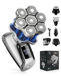 Head Shavers for Blad Men, 7D Floating Blades Electric Head Shaver, IPX7 Waterproof Wet Dry Bald Head Shaver, 7D Magnetic Detachable Rechargable Shavers, Gifts for Man Male Boyfriends Husband