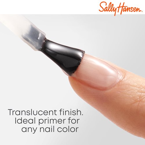 Sally Hansen Miracle Gel Nail Polish Shiny Top Coat + Sally Hansen Miracle Gel Color Grip Primer, 0.5 fl oz