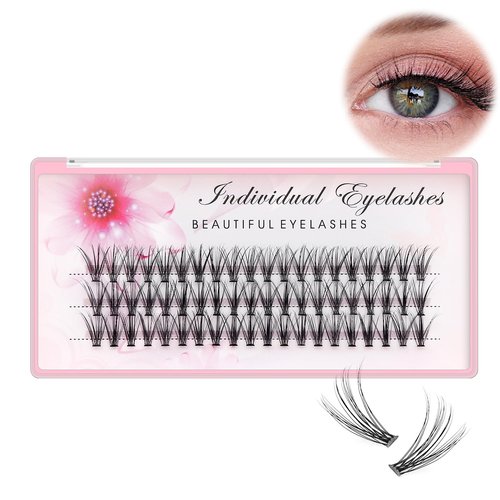 Bodermincer 20D 0.07mm Thickness 8-22mm To Choose Grafting False Eyelashes False Eyelashes Individual Natural Long Mink Fake Eyelashes Extension Handmade Bulk Wholesale (5 Packs-22mm)
