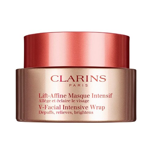 Clarins V-Facial Intensive Wrap Face Mask - Award-Winning Contouring Mask for Puffiness Relief | 2.5 Oz