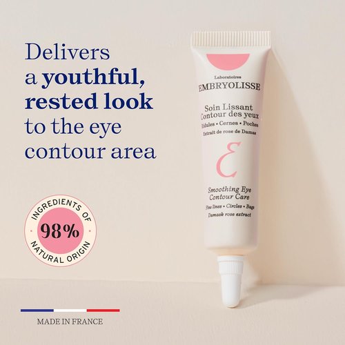 Embryolisse Smoothing Eye Contour Care - Revitalizing Gel Cream for Fine Lines & Puffiness | 0.50 Fl Oz