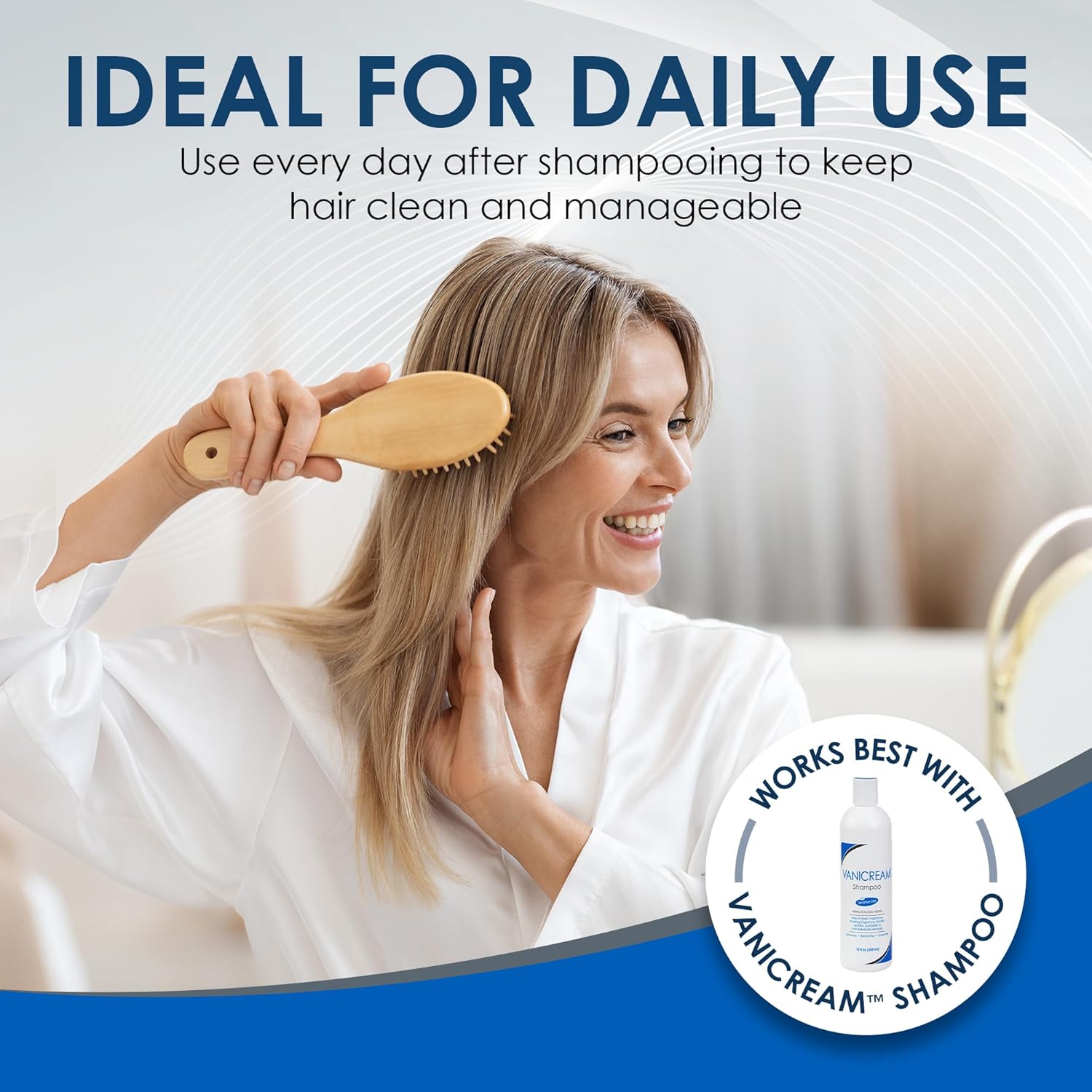 Vanicream Conditioner - pH Balanced Formula for All Hair Types & Sensitive Scalps | Fragrance-Free, 12 Fl Oz