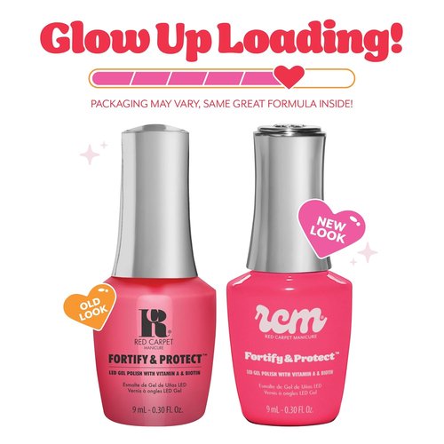 RC Red Carpet Manicure LED Gel Polish - Fortify & Protect Formula in Neutral Shades