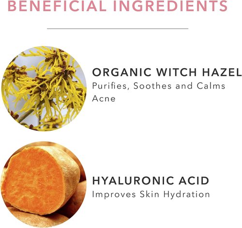 100% PURE Hydrating Toner - Restorative Sea Essence with Organic Witch Hazel & Hyaluronic Acid | 4 Fl Oz