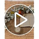 22 Inch Handmade Fall Pumpkin Wreath for Front Door and Porch Decor