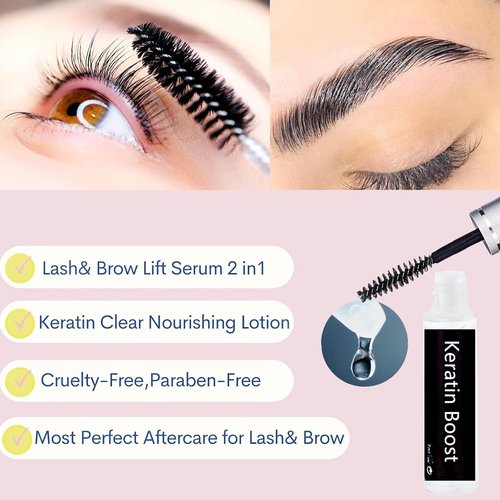 Skiennix Lash Lift Care - Brow Lamination Aftercare Nutrition for 8 Weeks | 7ml Keratin Treatment