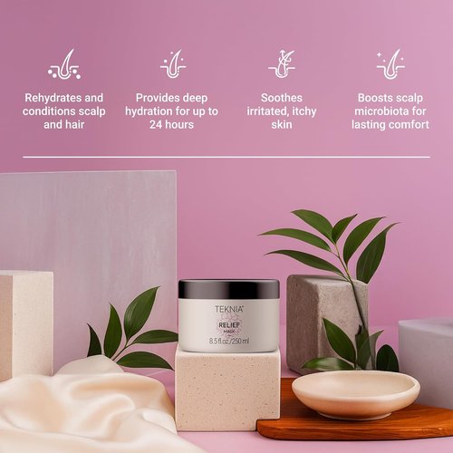 LAKMÉ Teknia Scalp Care Hydra Cream Gel Mask - Nourishing Relief for Dry Scalp | 8.5 Fl Oz