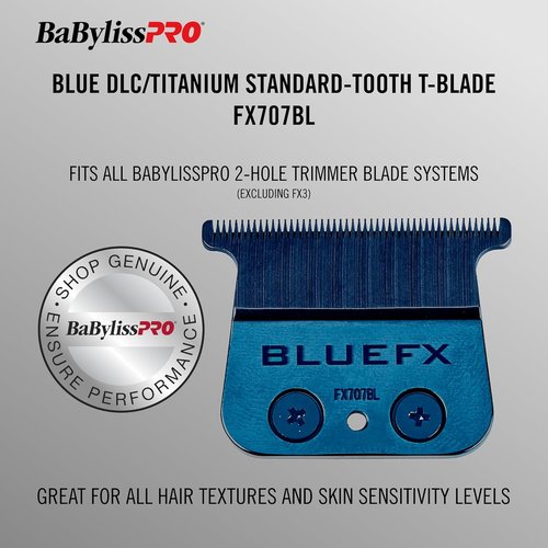 BaBylissPRO Replacement T-Blades - Standard & Fine-Tooth for Hair Trimmers | Compatible with FX787, FX799, FX726, FX729