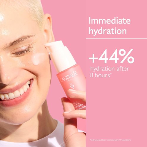 Caudalie VinoHydra Hyaluronic Acid Serum - Hydrating & Soothing Formula | 30 mL, Vegan & Dermatologically Tested